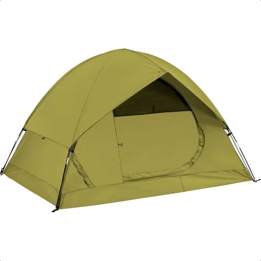 🏕️ Spacious Waterproof 2-Person Tent – 3-Season with Large Rainfly for Camping, Hiking & Festivals