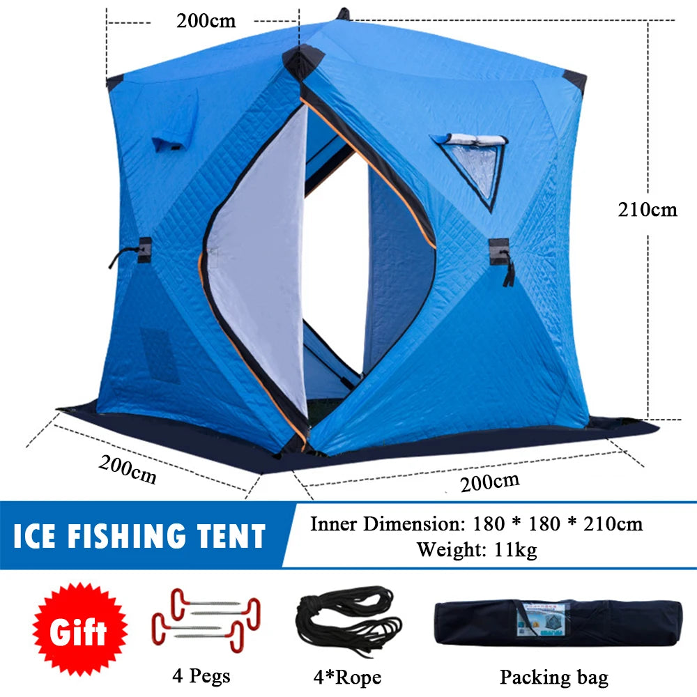 🎣 TOMSHOO Winter Ice Fishing Tent – Portable, Waterproof & Windproof Shelter